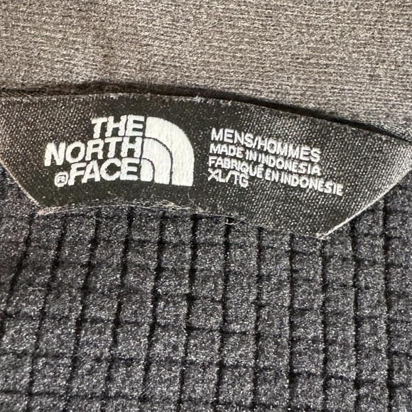 The North Face Men’s XL Jacket Full Zip Black Fleece Lined Logo Arm TransUnion - Picture 7 of 12